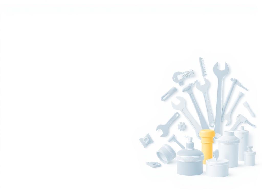 Automotive workshop tools and equipment representing the workflow review process