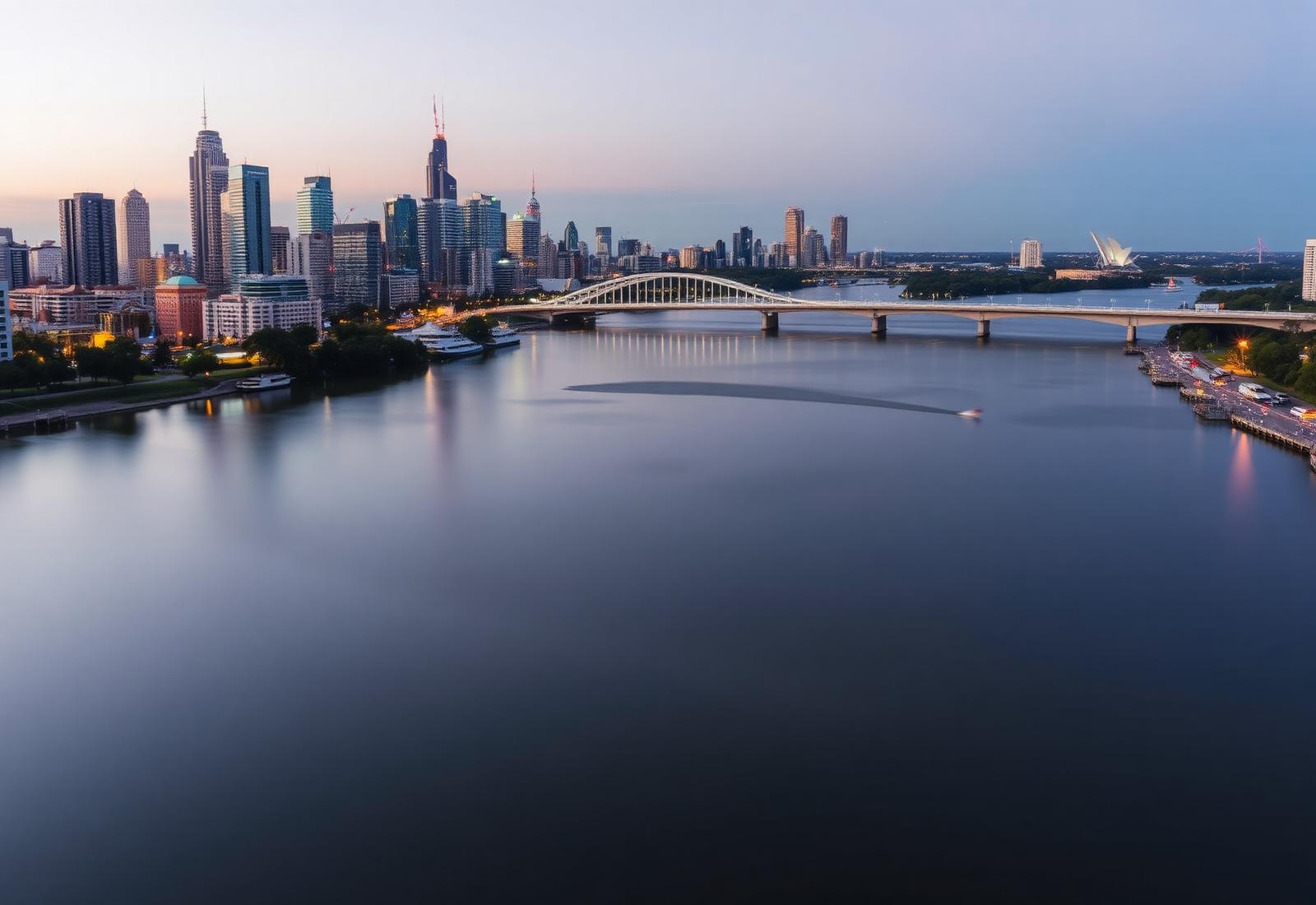 Brisbane cityscape and South-East Queensland