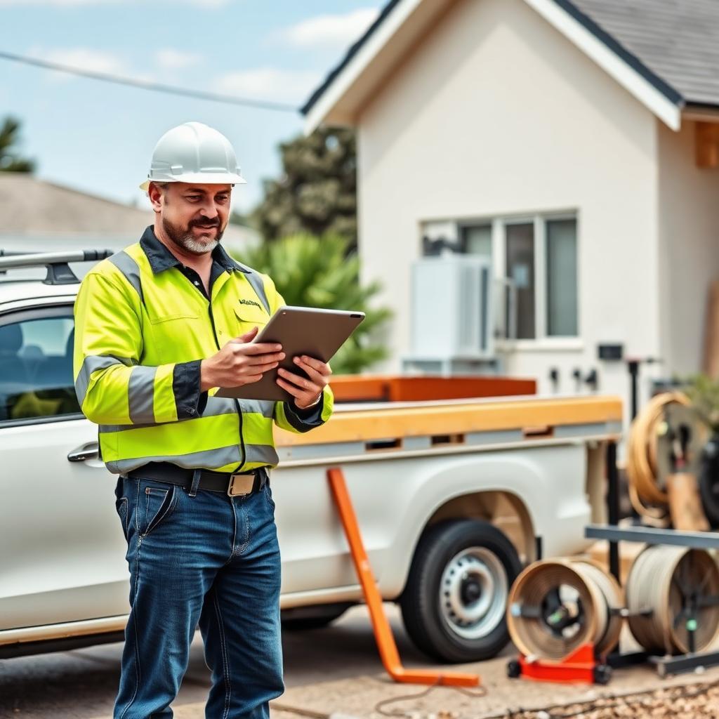 Electricians using AI business automation by AutoBusiness in Brisbane